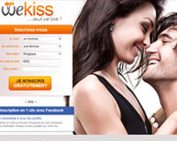 WeKiss.com, le site de rencontre en direct
